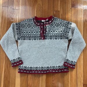 Vintage L.L. Bean [ Neck Sweater Black a